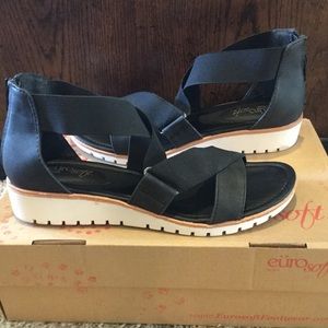 Euro Soft by Sofft Black Sandal